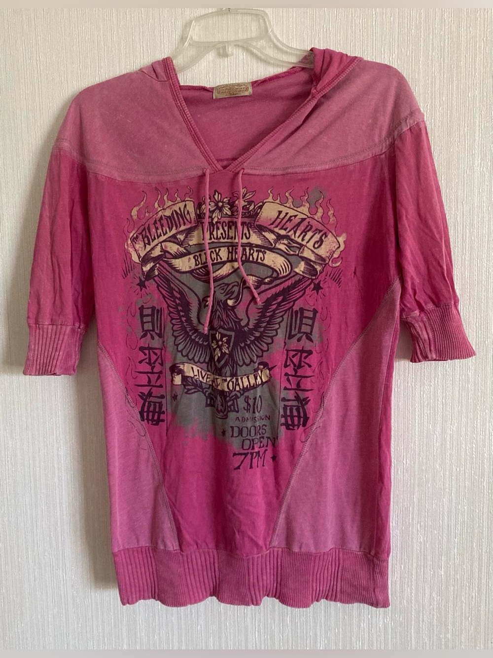Skinny Minnie vintage hooded top